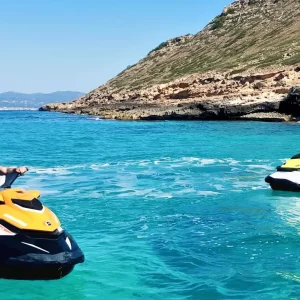 Reserva natural de los Delta en moto de agua desde Palma